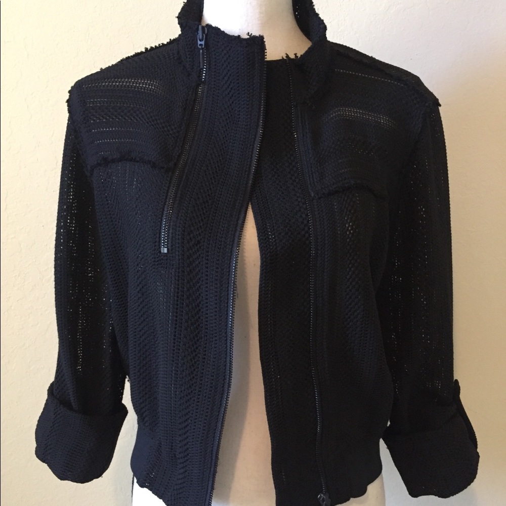 Elie Tahari Black Jacket Size S